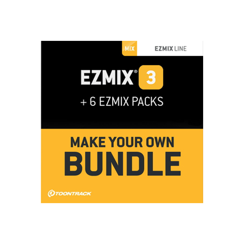 TOONTRACK / EZMIX3 BUNDLE【★EZ MIX 3とお好きなMIXパック6種を選べるバンドルパック！★】