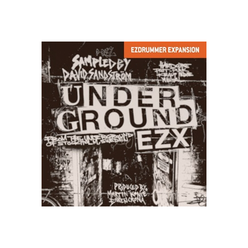 TOONTRACK / EZX – UNDERGROUND【★突き刺すようなサウンドが特徴のアンダーグラウンドシーンに適したEZX拡張音源！★】