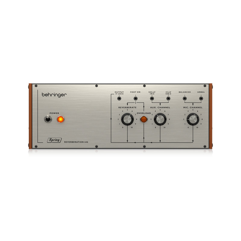 BEHRINGER / SPRING REVERBERATION 646【★本物のスプリングを内蔵したユーロラック対応スプリングリバーブ！★】