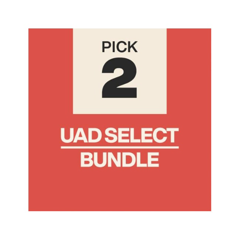 Universal Audio / UAD Select 2 Bundle【★80 のベストセラー UAD プラグインのリストから 2 つを選択！★】【★UAD Select Bundleシリーズ発売記念イントロプライスセール！期間:~2024年12月1日16:00まで！！★】