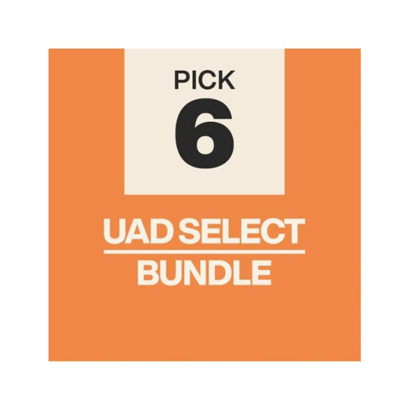 Universal Audio / UAD Select 6 Bundle【★80 のベストセラー UAD プラグインのリストから 6 つを選択！★】【★UAD Select Bundleシリーズ発売記念イントロプライスセール！期間:~2024年12月1日16:00まで！！★】