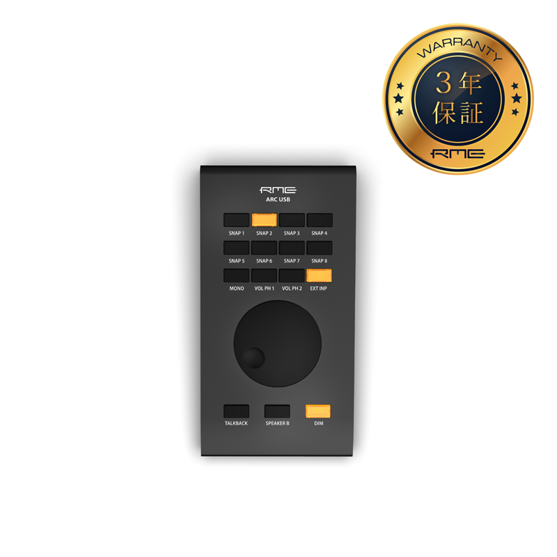 RME / ARC USB Black Edition (Advanced Remote Control USB) =国内正規流通品(3年保証のサービス)=【★TotalMix FX リモート・コントローラー★】【★2024年12月11日発売予定！ご予約受付中です！！★】