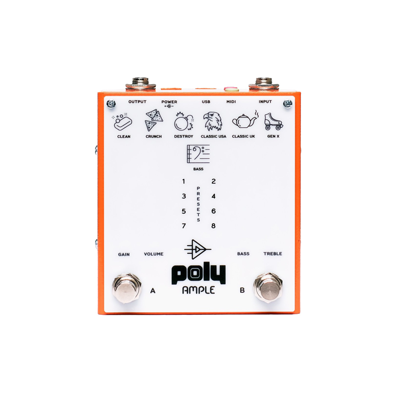 Poly Effects / Ample =Amp Collection Pedal=【★過去から現代まで、往年の名機アンプを56種類収録！★】