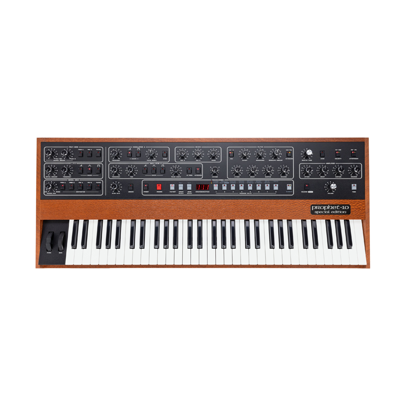 SEQUENTIAL (Dave Smith Instruments) / Prophet-10 SE (Special Edition)【★世界で150台だけのコレクターズ・アイテムで、希少なレースウッドによる美しいキャビネットを採用し、刺繍で作られたロゴをあしらったソフトカバーやグッズが付属致します！★】