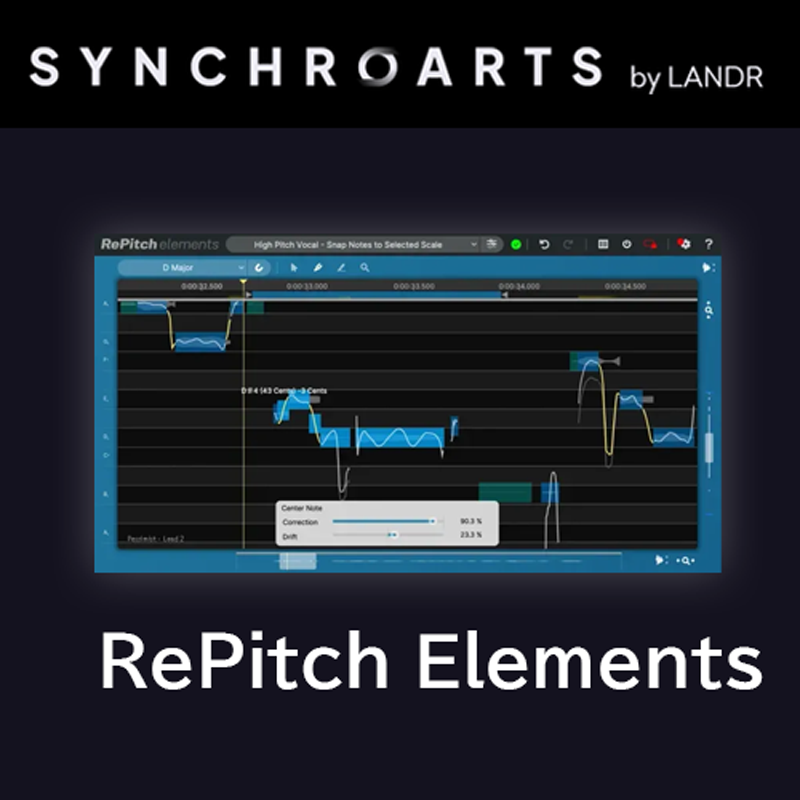 Synchro Arts / RePitch Elements シリーズ【★Synchro Arts Black Friday！WINTR Sale 2024！！期間:~2025年1月9日12:00 まで！！★】