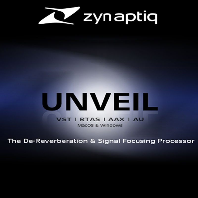 Zynaptiq / UNVEIL【★ミックス内のリバーブ成分を減衰/ブーストするプラグイン！★】