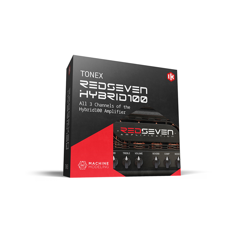 IK Multimedia / TONEX REDSEVEN HYBRID100【★イタリアのアンプメーカー RedSeven の Hybrid100アンプ からキャプチャーした、34種の Tone Model を収録！★】