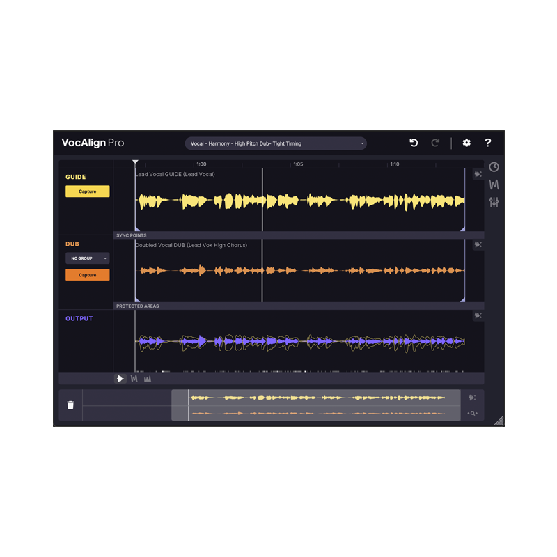 Synchro Arts / VocAlign 6 シリーズ【★タイミング/ピッチ補正、フォルマントシフト、トランスポーズなどの高性能プロセッシングが可能なボーカルアライメントプラグイン！★】【★Synchro Arts Black Friday！WINTR Sale 2024！！期間:~2025年1月9日12:00 まで！！★】