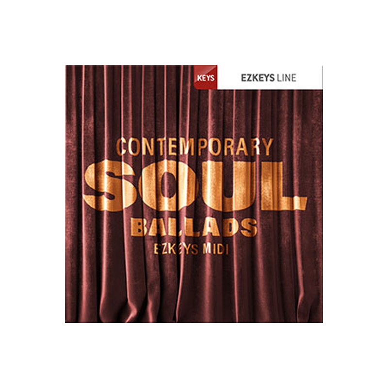 TOONTRACK / KEYS MIDI – CONTEMPORARY SOUL BALLADS【★モダンなソウルミュージックにインスパイアされた、EZ KEYS用MIDIライブラリ！★】