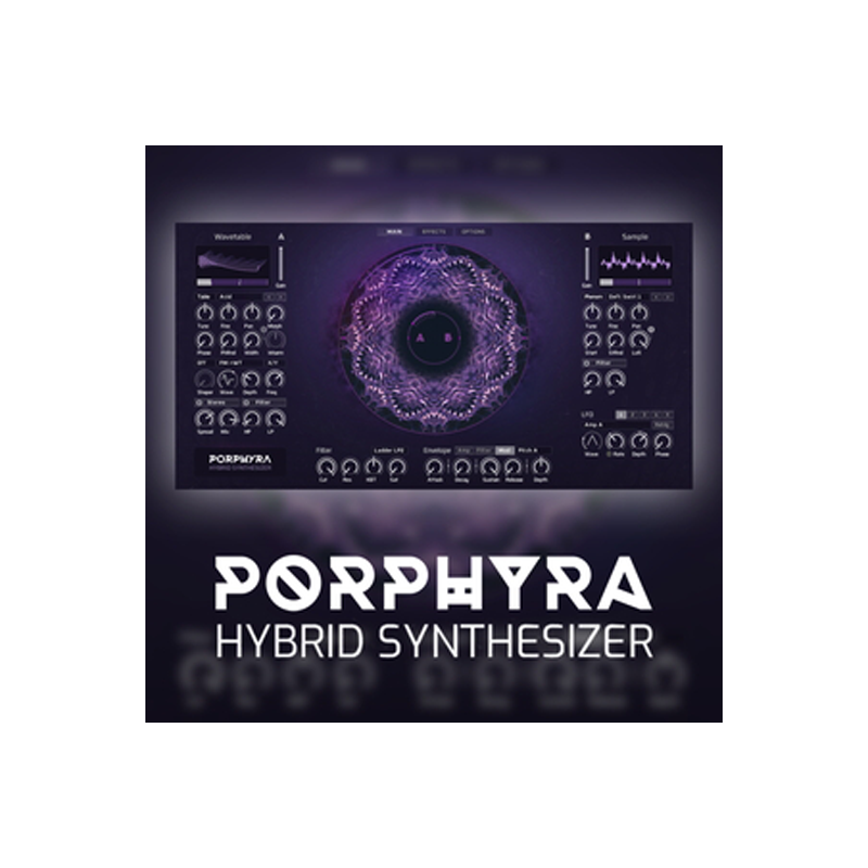 OCEAN SWIFT SYNTHESIS / PORPHYRA HYBRID【★ウェーブテーブルとサンプルが融合する「ハイブリッド」シンセ音源！★】【★創造力を刺激するハイブリッドシンセ 『PORPHYRA HYBRID』 リリース記念 30% OFF！期間:~2025年2月10日(月)まで！！★】