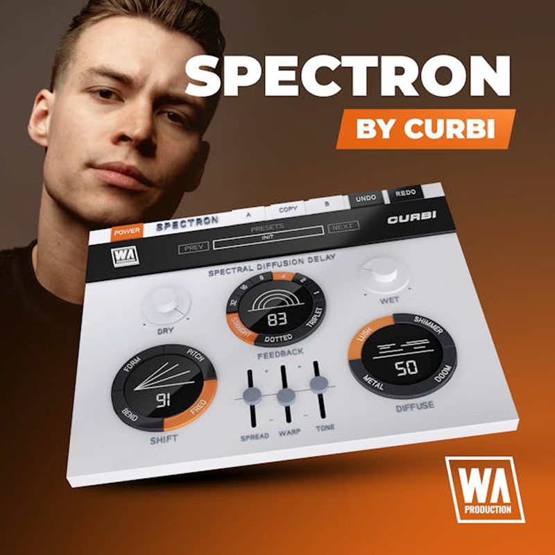 W. A. Production / Spectron by Cubri【★Curbi とのコラボレーションで作られたDelay Plug-in！★】【★イントロプライスセール！2025年2月17日23:59まで！！★】