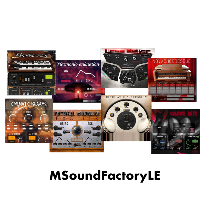 MeldaProduction / MSoundFactoryLE【★さらなる究極のコスパ！Editができないだけで、MSoundFactoryのすべてのサウンドが付属！★】