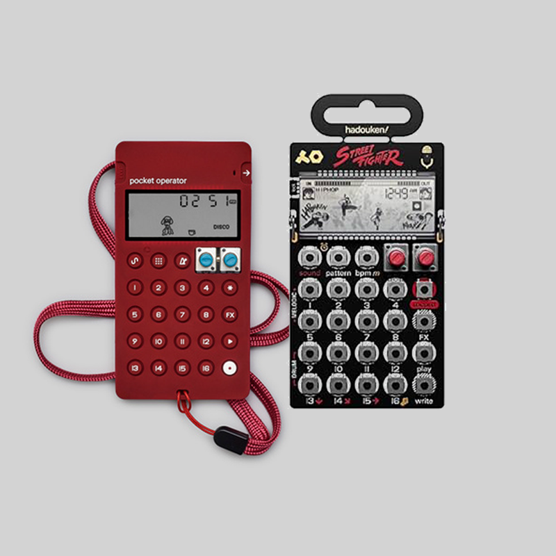 teenage engineering / PO-133 Street Fighter + CA-X burgundy generic case【★1台限定のSpecial Set★】