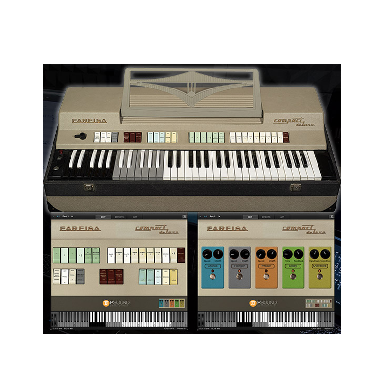 PSound / Farfisa Compact【★60年代に販売されたイタリア製コンボオルガンを忠実に再現！★】【★イントロプライスセール！期間:~2025年3月16日11時59分まで！！★】