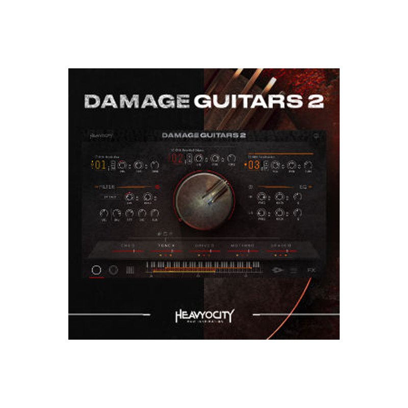 HEAVYOCITY / DAMAGE GUITARS 2【★破壊的且つメロディックなシネマティック・ギター音源！★】