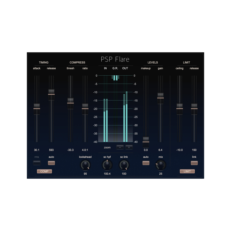 PSP Audioware / PSP Flare【★様々な用途で、使い勝手の良い新感覚の心理音響コンプレッサー！★】