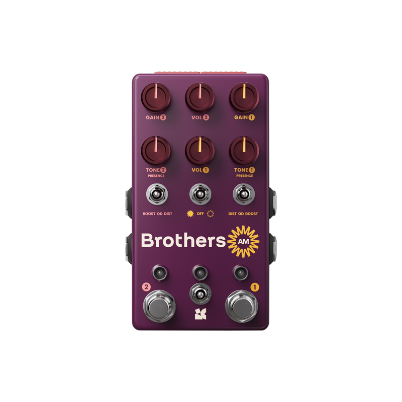 Chase Bliss Audio / Brothers AM =Twins of Tone=【★伝説的なエフェクトビルダー、Analog Manとのコラボレーションで届けられる歪みペダル！★】【★今なら即納可能です！(残:1台)★】