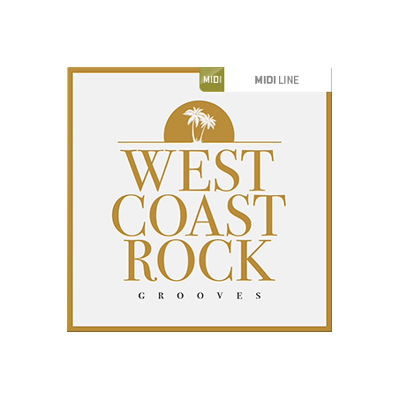 TOONTRACK / DRUM MIDI – WEST COAST ROCK GROOVES【★温かみのあるAORサウンドに特化したドラムMIDIパック！★】