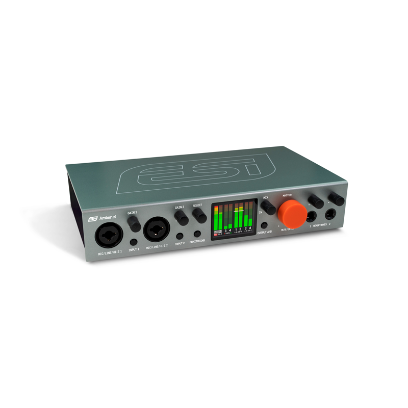 ESI / Amber i4【★24 bit/192 kHz対応 – 4イン/4アウト・プロフェッショナルUSB-Cオーディオインターフェース！★】