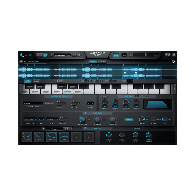 Antares / AutoTune Slice【★世界最高峰のボーカルサンプラー！★】【★AutoTuneスペシャル・オファー延長！期間:~2025年7月1日23:59まで！！★】