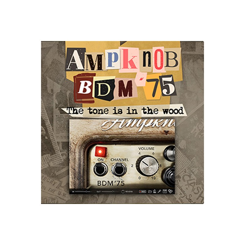 BOGREN DIGITAL / AMPKNOB – BDM ’75【★90’s-00’s初頭パンクロックの魂を宿したアンプシミュレータ！★】