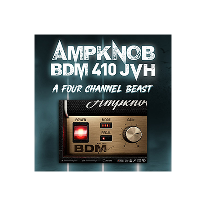 BOGREN DIGITAL / AMPKNOB – BDM 410 JVH【★その黄金のフェイスプレートで知られるギターアンプの中でも現代的なモデルの一つにインスパイアされたアンプシミュレータ！★】