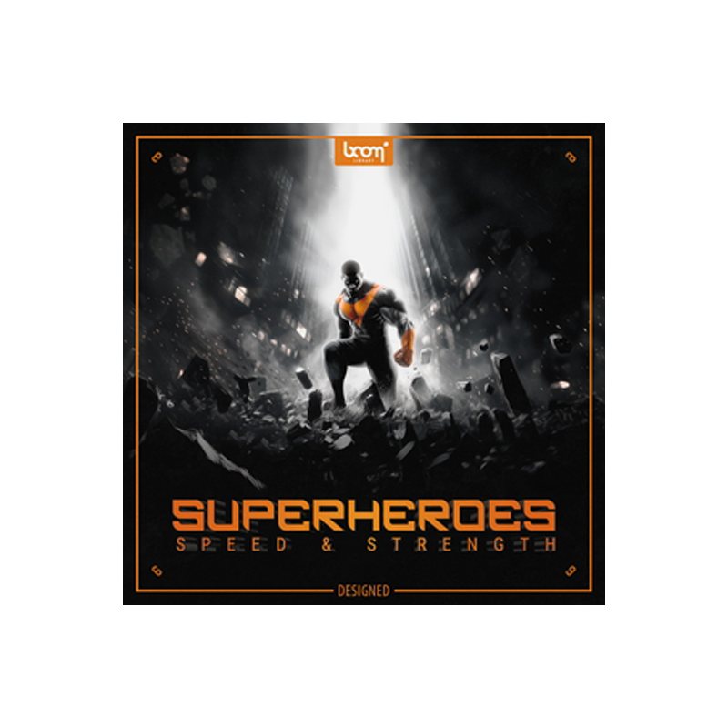 BOOM Library / SUPERHEROES – SPEED & STRENGTH – DESIGNED【★BOOM Library 効果音パック『SUPERHEROES』イントロセール！20%OFF！期間:~2025年5月13日(火)まで！！★】