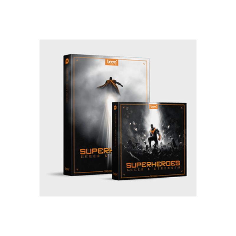 BOOM Library / SUPERHEROES – SPEED & STRENGTH – BUNDLE【★空を飛び、岩をも砕くスーパーヒーローの活躍シーンを網羅するバンドル！★】
