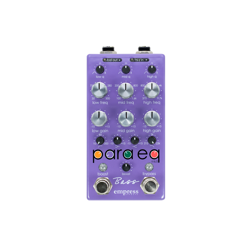 Empress Effects / Bass ParaEQ =EQ w/ Boost for Bass=