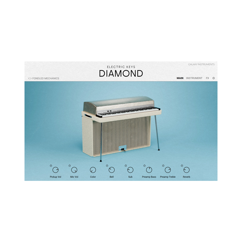 NATIVE INSTRUMENTS / Electric Keys – Diamond【★NIシングルプラグインSALE！キャンペーン期間: 〜2025年6月30日(月)23:59まで！！★】