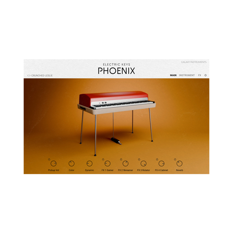 NATIVE INSTRUMENTS / Electric Keys – Phoenix【★NIシングルプラグインSALE！キャンペーン期間: 〜2025年6月30日(月)23:59まで！！★】