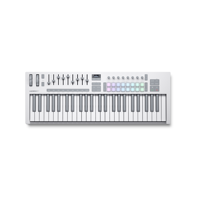 Novation / Launchkey 49 White =完全生産限定モデル=【★2025年5月下旬頃発売予定！初回入荷分ご予約受付中です！！★】