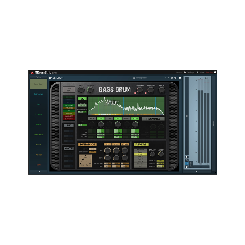 MeldaProduction / MDrumStrip【★世界標準のドラムサウンドクォリティを短時間に！★】【★MeldaProduction 週替わりセール！期間:~2025年5月10日11:59まで！！★】