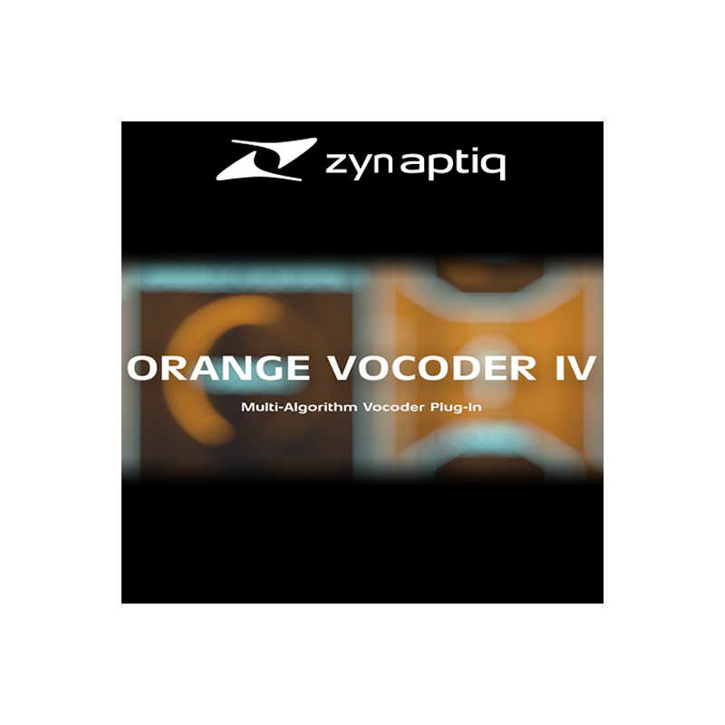 Zynaptiq / ORANGE VOCODER IV【★Zynaptiq的 マルチアルゴリズム・ボコーダー！★】【★Zynaptiqスプリング、アーリーサマーセール！期間:~2025年6月8日23:59まで！！★】