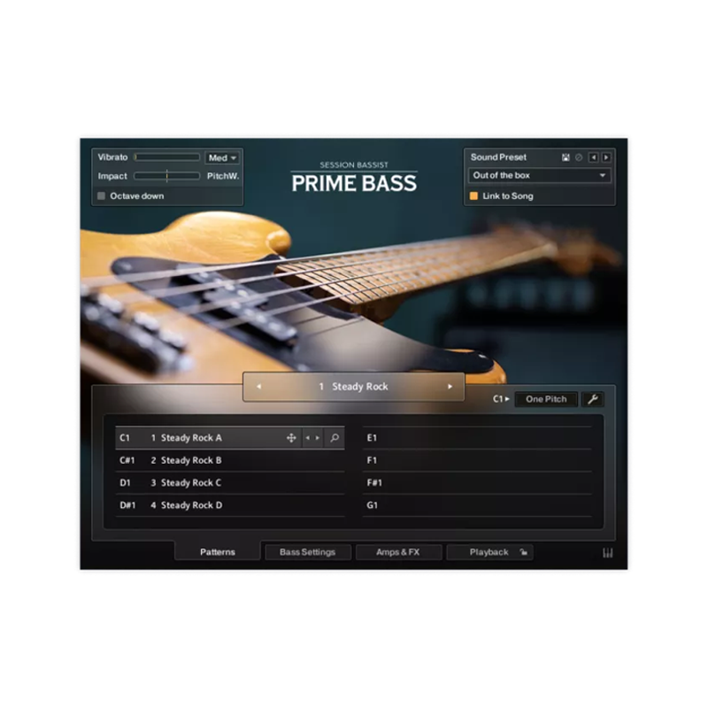 NATIVE INSTRUMENTS / SESSION BASSIST — PRIME BASS【★NIシングルプラグインSALE！キャンペーン期間: 〜2025年6月30日(月)23:59まで！！★】