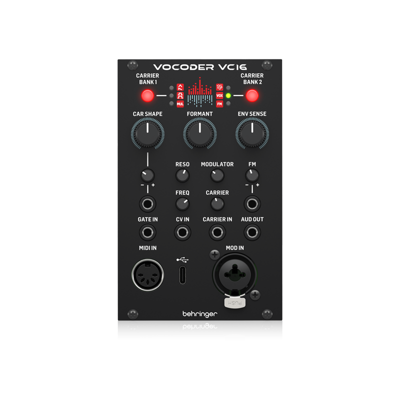 BEHRINGER / VOCODER VC1【★6つのシンセシスエンジンを内蔵したユーロラック用16バンドボコーダーモジュール！★】