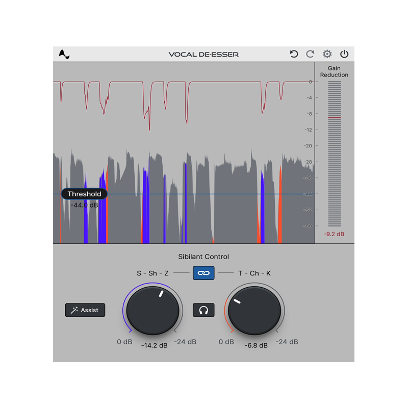 Antares / Vocal De-Esser【★世界で最も使いやすいディエッサー・プラグイン！★】【★全製品50％オフ 期間限定セール！期間:~2025年6月6日11:59まで！！★】