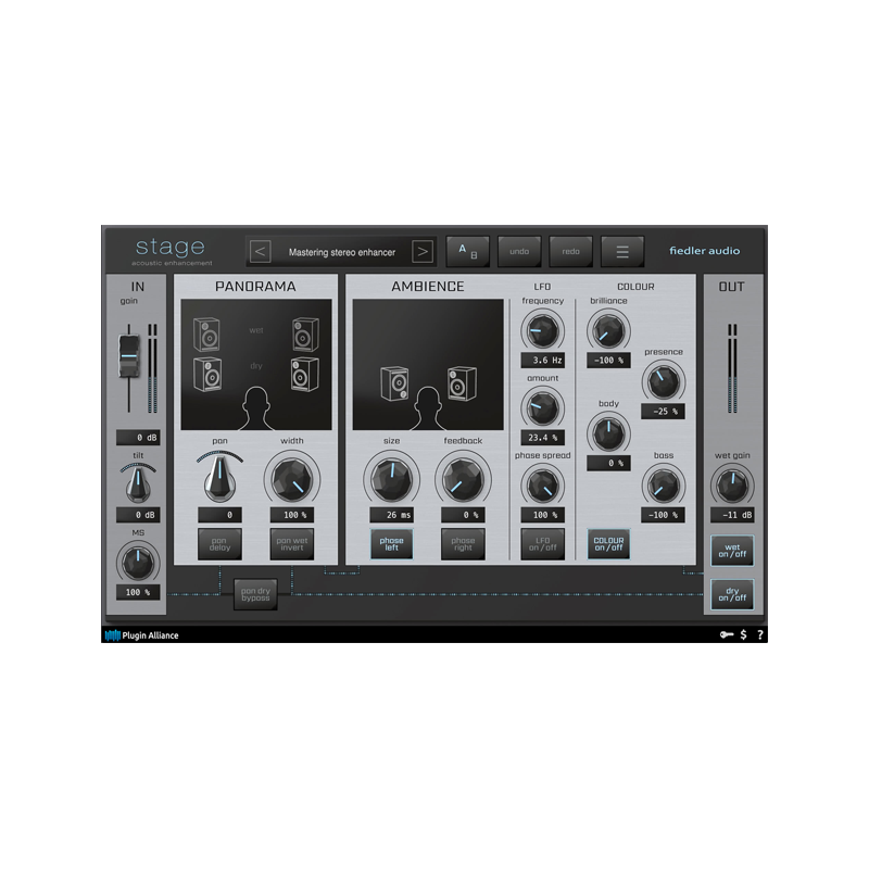Plugin Alliance / fiedler audio stage【★ステレオ空間を自由自在にコントロール！★】