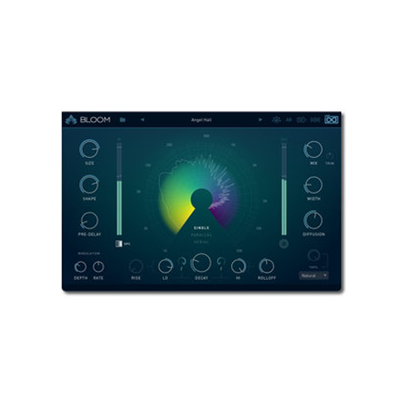 UVI / Bloom【★成長するクリエイティブリバーブサウンドに呼応して呼吸するように響きが変化する、豊かで没入感のあるリバーブ！★】【★UVI 豊かで没入感のあるリバーブ『BLOOM』がリリース記念セールで50%OFF！期間:~2025年6月30日15:59まで！！★】