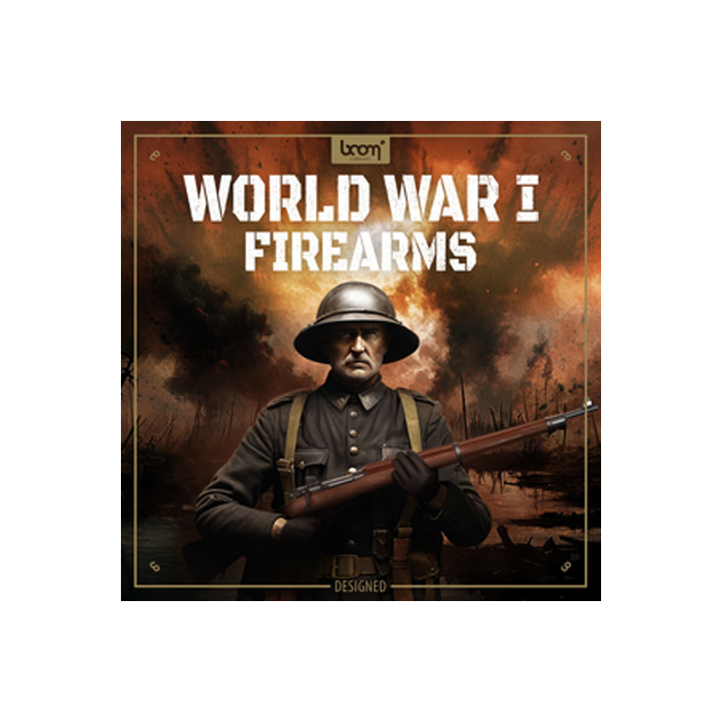 BOOM Library / WORLD WAR I FIREARMS – DESIGNED【★BOOM Library 効果音パック『WORLD WAR I FIREARMS』イントロセール！20%OFF！期間:~2025年6月17日(火)まで！！★】