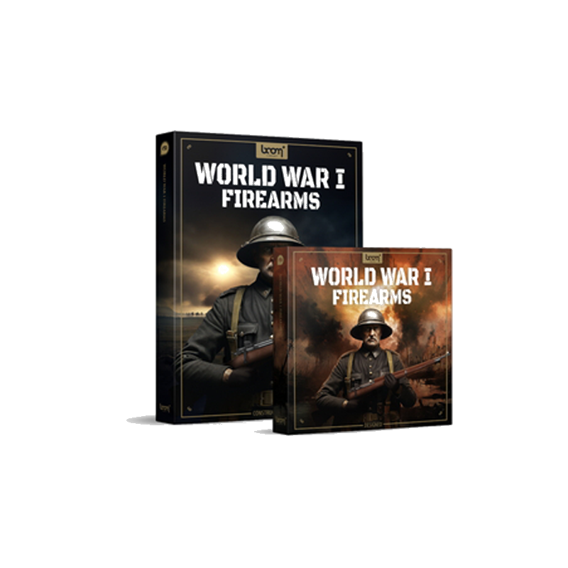 BOOM Library / WORLD WAR I FIREARMS – BUNDLE【★BOOM Library 効果音パック『WORLD WAR I FIREARMS』イントロセール！20%OFF！期間:~2025年6月17日(火)まで！！★】
