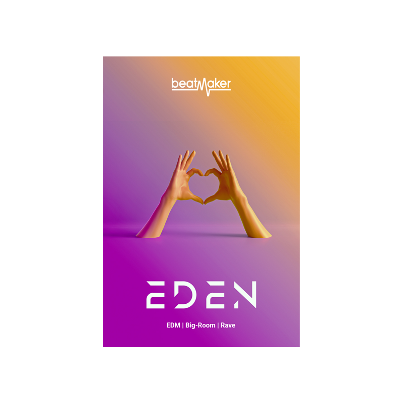 UJAM / Beatmaker EDEN 3【★ダンスミュージックとEDMのスペシャリスト！★】【★UJAM新製品 Beatmaker 3・イントロセール！期間:～2025年8月3日(日)23:59まで！！★】