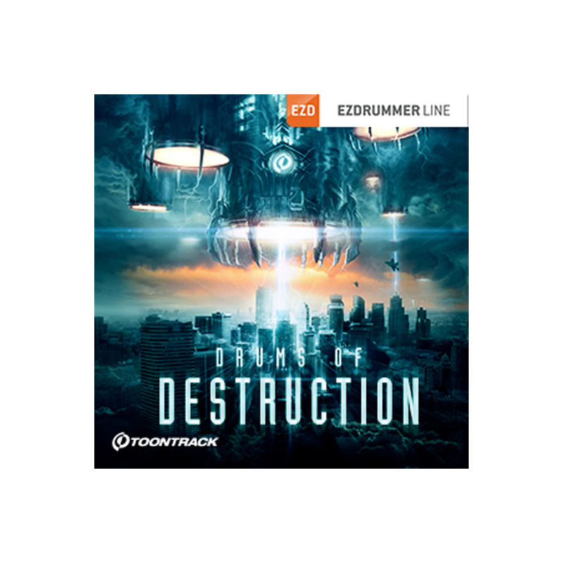TOONTRACK / EZX – DRUMS OF DESTRUCTION【★Lamb of Godのドラマー/エンジニアにより制作されたEZX拡張ドラム音源！★】【★SUPERIOR DRUMMER 3やEZシリーズ本体、拡張音源が最大40%OFF！ キャンペーン期間:〜2025年8月1日17:00まで！！★】