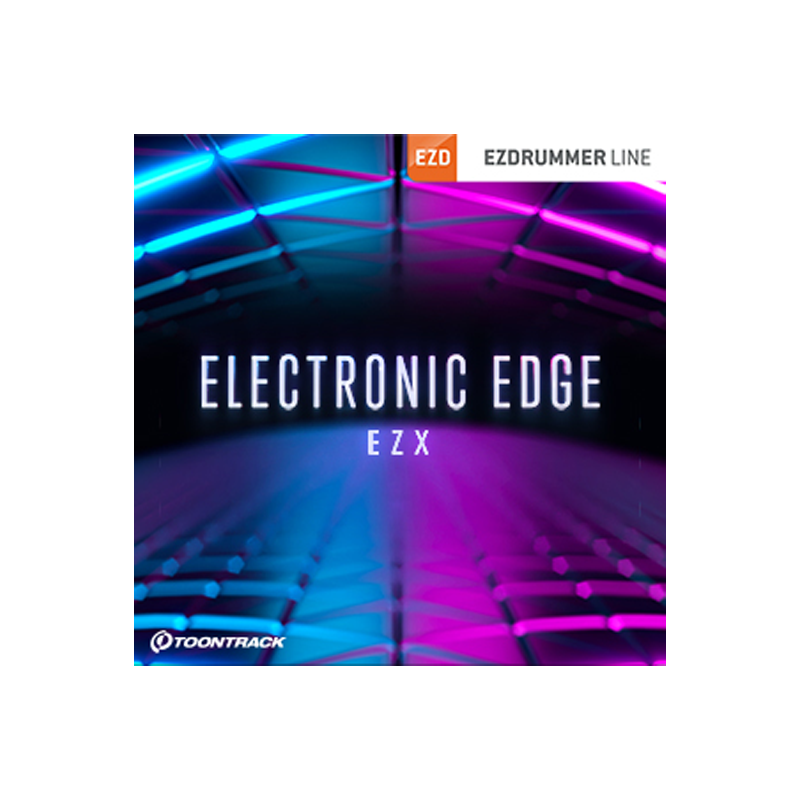 TOONTRACK / EZX – ELECTRONIC EDGE【★近年のエレクトロニック・ミュージックに最適なEZX拡張音源！★】【★SUPERIOR DRUMMER 3やEZシリーズ本体、拡張音源が最大40%OFF！ キャンペーン期間:〜2025年8月1日17:00まで！！★】