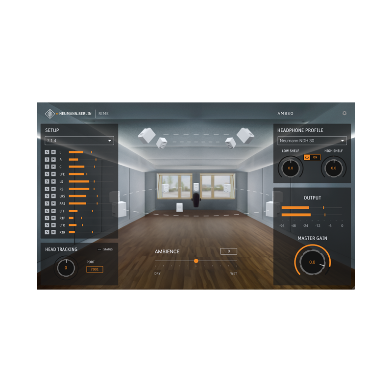 NEUMANN / RIME =Binaural Monitoring Plugin=【★Neumann ヘッドホンを通じてリファレンス品質のイマーシブモニタリングを実現するDAW プラグイン！★】【★2025年6月12日(木)発売予定！ご予約受付中です！！★】