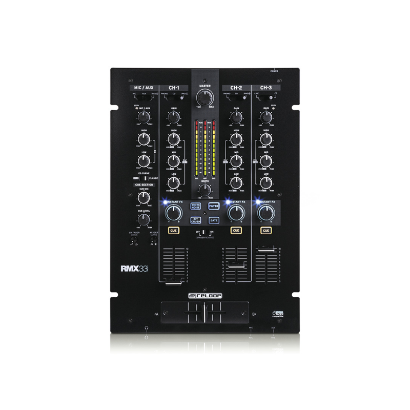 Reloop / RMX-33i【★3+1チャンネル仕様のデジタルDJミキサー！★】【★サマーセール！期間:～2025年7月31日23:59まで！！★】