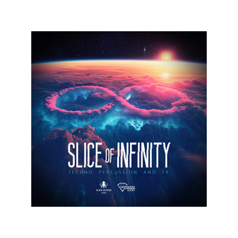 BLACK OCTOPUS / SLICE OF INFINITY – TECHNO PERCUSSION AND FX【★ミニマルや実験的テクノに適したグルーヴィーかつインダストリアルなサウンドを収録！★】