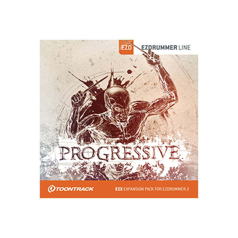 TOONTRACK / EZX – PROGRESSIVE【★「SDX PROGRESSIVE FOUNDRY」のお手軽版にあたるEZXドラム音源！★】【★SUPERIOR DRUMMER 3やEZシリーズ本体、拡張音源が最大40%OFF！ キャンペーン期間:〜2025年8月1日17:00まで！！★】