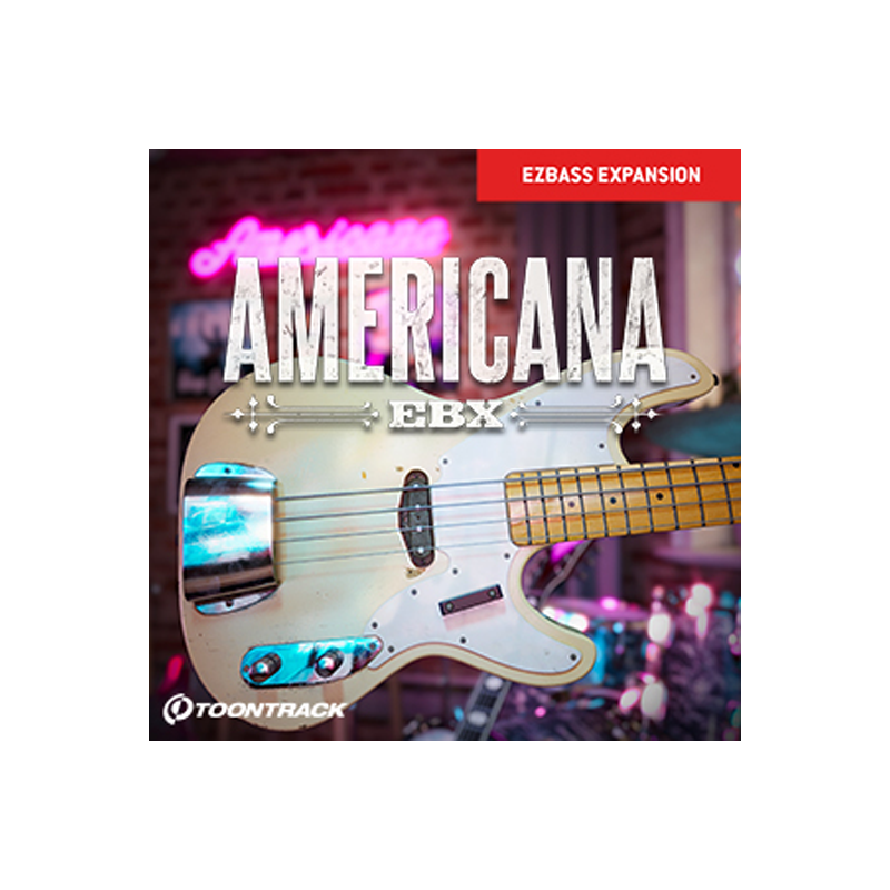 TOONTRACK / EBX – AMERICANA【★あらゆるアメリカーナ・ミュージックに対応するEBX拡張ライブラリ！★】【★SUPERIOR DRUMMER 3やEZシリーズ本体、拡張音源が最大40%OFF！ キャンペーン期間:〜2025年8月1日17:00まで！！★】
