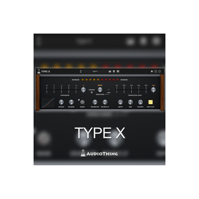 AUDIOTHING / TYPE X【★名エキスパンダー「dbx Model 1BX」を、現代的な手法を交えて忠実に再現！★】【★エキスパンダーの名機を再現した『TYPE X』がリリース記念で50%OFF！期間:~2025年7月31日(木)まで！！★】